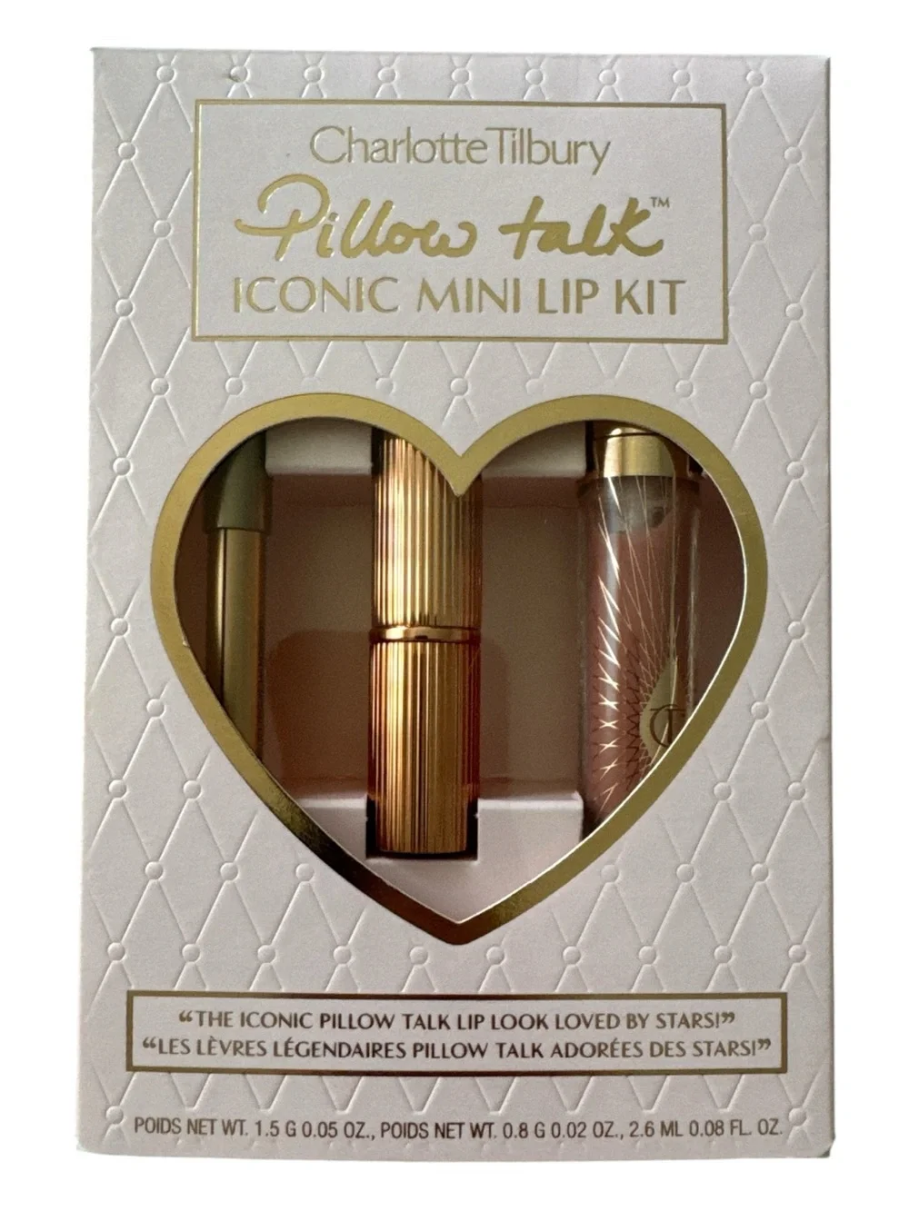 Charlotte Tilbury Pillow Talk Limited Edition Iconic Mini Lip Kit NIB